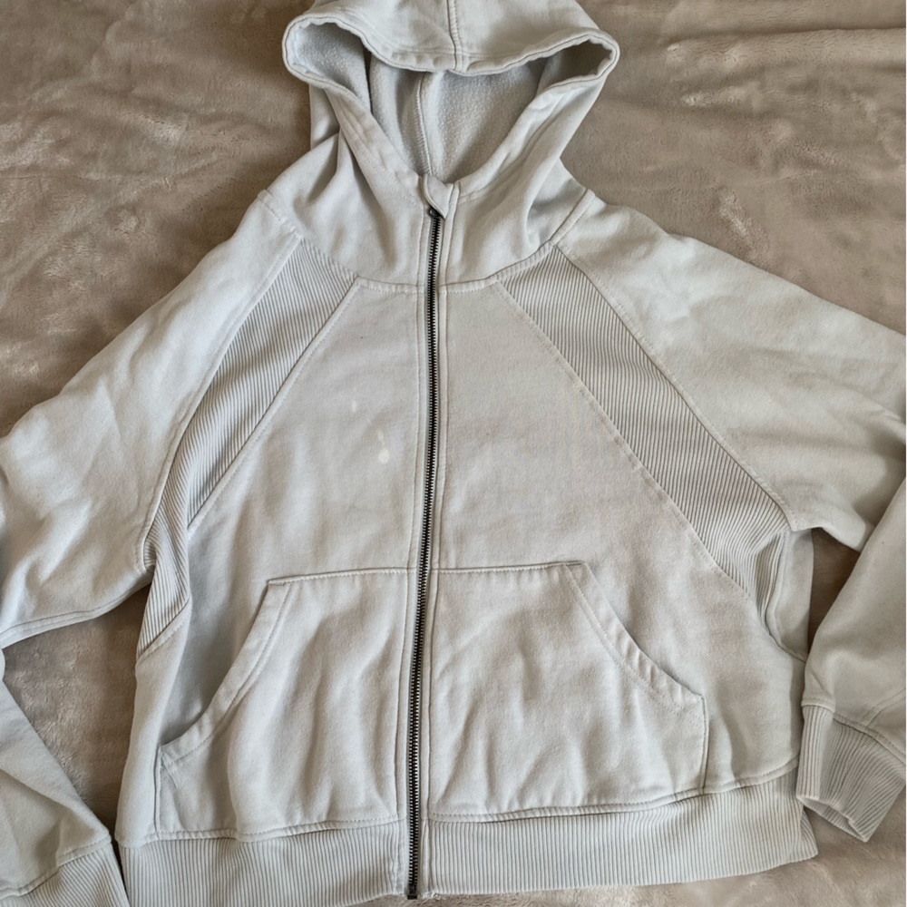 Light Gray Zip Up